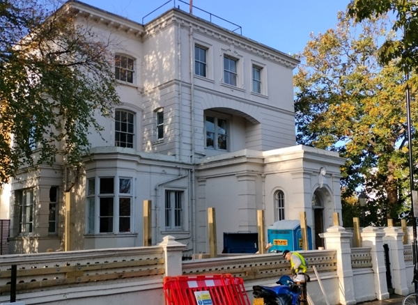 Piled underpinning slabs case study