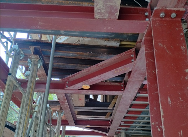 Steel frame installation case study